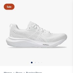 Asics Classic White Running Shoes